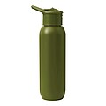 Vacuum insulated drinking bottle 600 ml, army green