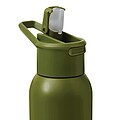 Vacuum insulated drinking bottle 600 ml, army green
