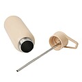 Vacuum insulated drinking bottle 600 ml, beige
