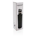 Vacuum insulated leak proof standard mouth bottle, black
