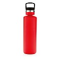 Vacuum insulated leak proof standard mouth bottle, red
