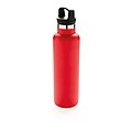 Vacuum insulated leak proof standard mouth bottle, red