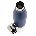 Vacuum insulated stainless steel bottle,blue