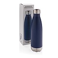 Vacuum insulated stainless steel bottle,blue