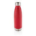 Vacuum insulated stainless steel bottle,red