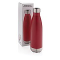 Vacuum insulated stainless steel bottle,red