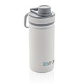 Vacuum stainless steel bottle with sports lid 550ml