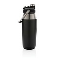 Vacuum stainless steel dual function lid bottle 1L