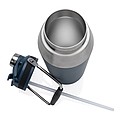 Vacuum stainless steel dual function lid bottle 1L