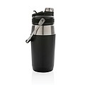 Vacuum stainless steel dual function lid bottle 500ml