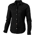 Vaillant long sleeve womens oxford shirt, black, M
