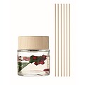 Vanilla aroma reed diffuser, transparent