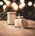 Vanilla fragranced candle
