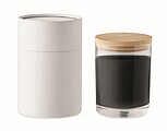 Vanilla fragranced wax candle