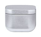 Vanilla scented candle, silver