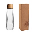 VANILLA SEASON ANAMUDI Elegant 750ml glass drink bottle with a bamboo lid