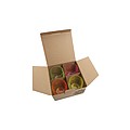 VANILLA SEASON HATTA Set of 4 neon glasses