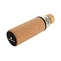 VANILLA SEASON INDAUR Water bottle made of borosilicate glass with cork sleeve, 500 ml