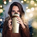 VANILLA SEASON MADURAI XXL Thermo mug with straw, 1000 ml, beige