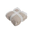 VANILLA SEASON MAGO Soft and warm blanket, beige