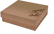 VANILLA SEASON PAPUA Gift box with two champagne glasses and space for bottle, 250 ml