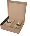 VANILLA SEASON PAPUA Gift box with two red wine glasses and space for bottle of wine