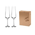 VANILLA SEASON WANGI Set of two champagne glasses, Czech glass, 200 ml