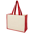 Varai 320 g/m2 canvas and jute shopping tote bag 23L