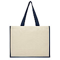 Varai 320 g/m2 canvas and jute shopping tote bag 23L
