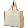 Varai 340 g/m2 canvas and jute shopping tote bag