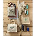 Varai 340 g/m2 canvas and jute shopping tote bag