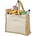 Varai 340 g/m2 canvas and jute shopping tote bag