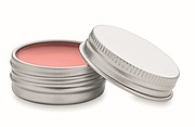 Vegan lip balm in round tin