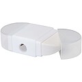 Velvi pencil sharpener with eraser, white
