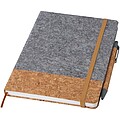 Veronica A5 hard cover notebook, grey