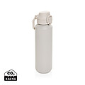 Via RCS Re-steel lockable sport bottle 600ML, beige