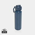 Via RCS Re-steel lockable sport bottle 600ML, navy