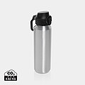 Via RCS Re-steel lockable sport bottle 600ML, silver