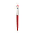 Vibe GRS certified R-ABS pen with ultra glide ink, red