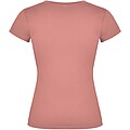 Victoria short sleeve womens v-neck t-shirt, clay orange