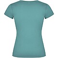 Victoria short sleeve womens v-neck t-shirt, dusty blue