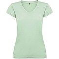 Victoria short sleeve womens v-neck t-shirt, mist green