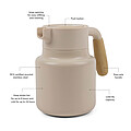 VINGA Arbe RCS vacuum jug 1200 ML, beige