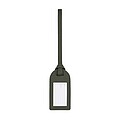 VINGA Baltimore RCS recycled polyester luggage tag, green