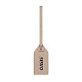 VINGA Baltimore RCS recycled polyester luggage tag, greige