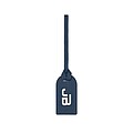 VINGA Baltimore RCS recycled polyester luggage tag, navy