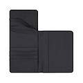 VINGA Baltimore RCS recycled polyester RFID passport cover, black