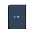VINGA Baltimore RCS recycled polyester RFID passport cover, navy