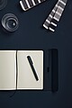 VINGA Baltimore RCS recycled SS pen, navy
