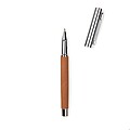 VINGA Bosler RCS recycled SS pen, brown